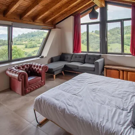 펜션 Pulieru - Picos De Europa Views, Designed For Seasons Onís